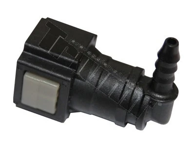 PVC spojka zahnutá 90° -  A2 - samica Ø 6.30mm - samec Ø 3mm, zo sady 39173