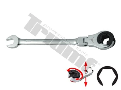 Račňový kľúč prerezaný, flexibilný 10 mm