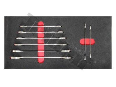 Modul kľúčov plochých 6x7 - 20x22mm, profi, 8 dielny