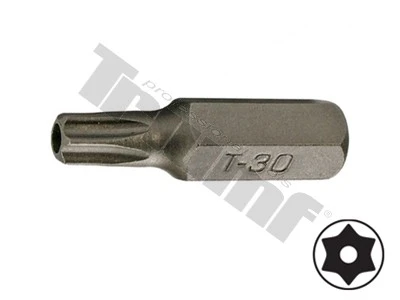 Bit Torx vŕtaný, 8 mm (5/16") driek, dĺžka 30 mm T30