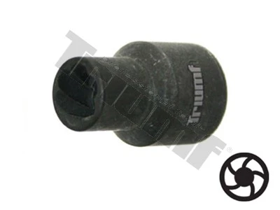 Hlavica  na poškodené skrutky  3/8" vstup 10 mm
