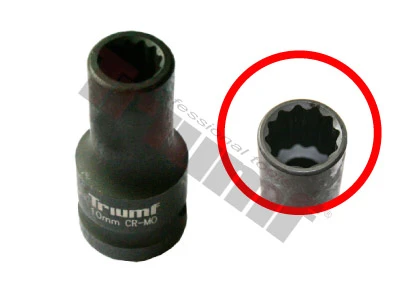 Hlavica kovaná 12 - hranná 1/2" vstup, krátka 21 mm
