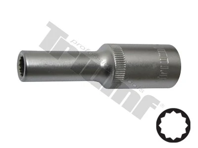 Hlavica 1/2" profil 12-hran predĺžená 8 mm