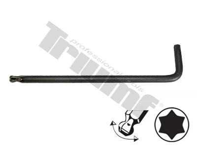 Kľúč Torx "L", dlhý s guličkou TX8