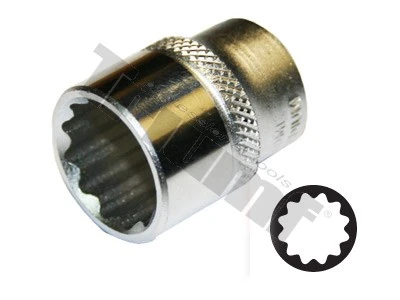 Hlavica 1/2" vstup, 12-hranná 20 mm