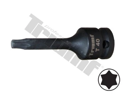 Hlavica torx kovaná, 1/2" vstup T40