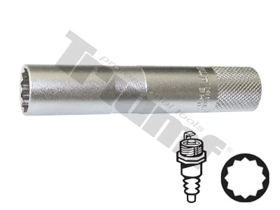 hlavica na zapaľovacie sviečky 14 mm, 3/8”