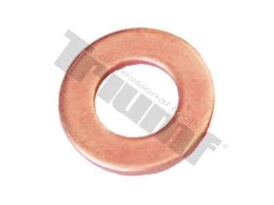 Tesniaca podložka medená 15x7,5x2 mm, 30 ks