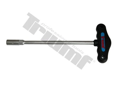 Kľúč "T"  CRV matný driek, PVC tvarovaná rukoväť  13 x 230 mm
