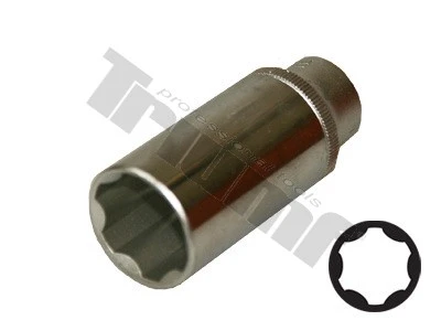 Hlavica "Surface Drive" 3/8" vstup, predĺžené 22 mm