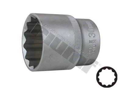 Hlavica 1/2" vstup, 12-hranná 30 mm