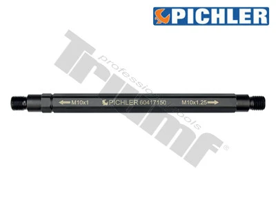 Kombinovaný obojstranný navádzací/vkladací prípravok pre závit. vložky M10x1/M10x1,25,L150mm, 37524