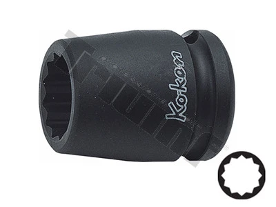 hlavica kovaná 1/2" 12 - hran 1/2", dĺžka 38 mm