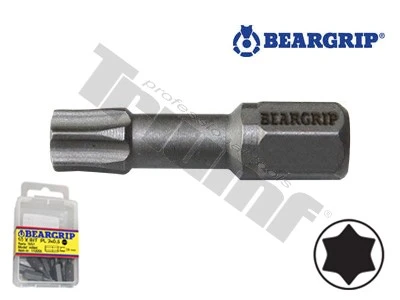 Bit Torx TX, dĺžka 25 mm, torzný, 1ks TX15