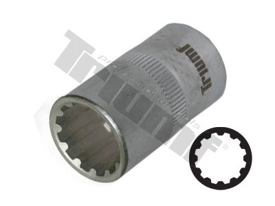Hlavica 1/2" vstup, univerzálny profil  11 mm