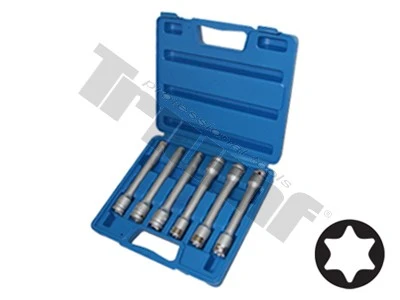 Sada 1/2" nadstavcov E - profil , 6 - dielna