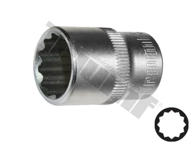 Hlavica 3/8" vstup, 12 - hranná 6 mm