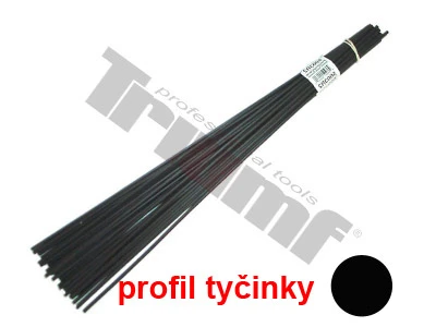 Tyčinka čierna OE 3 mm, 9 m