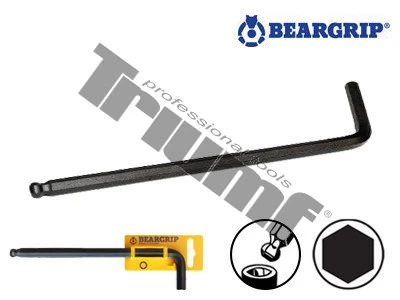 Kľúč inbus "L" s guličkou extra dlhý 2311XL - 1,5 mm, plastový držiak (B-T) 2 mm
