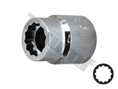 Hlavica 1/2" nízky profil  8 mm