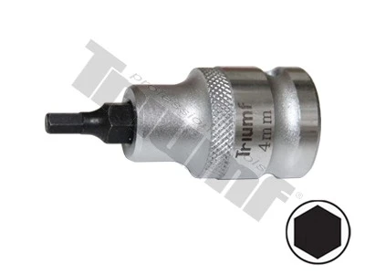 Nástavec Inbus v 1/2" hlavici, L -55 mm 4 mm