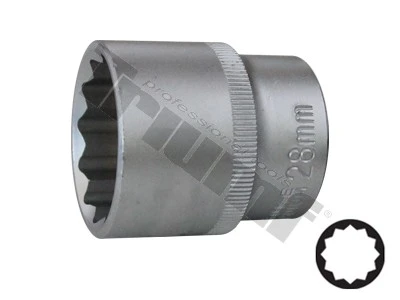Hlavica 1/2" vstup, 12-hranná 28 mm