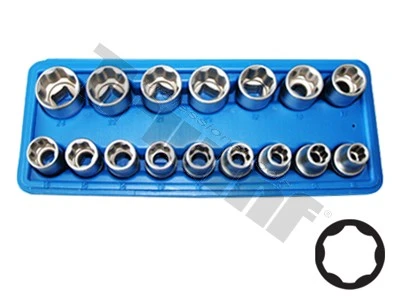 Sada 1/2" hlavíc 18 dielna, surface drive