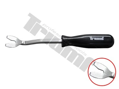 Demontážny prípravok vidlička  na malé plastové klipy 16x250mm.Crv driek ,PVC rukoväť