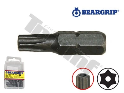 Bit Torx vŕtaný, dĺžka 25 mm, 1ks TX9