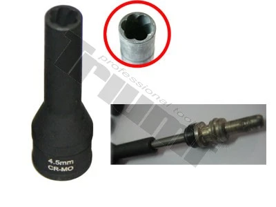 Hlavica OE 2,4 mm, 1/4" na odtrhnutie elektródy žhaviča M8 2,4 mm