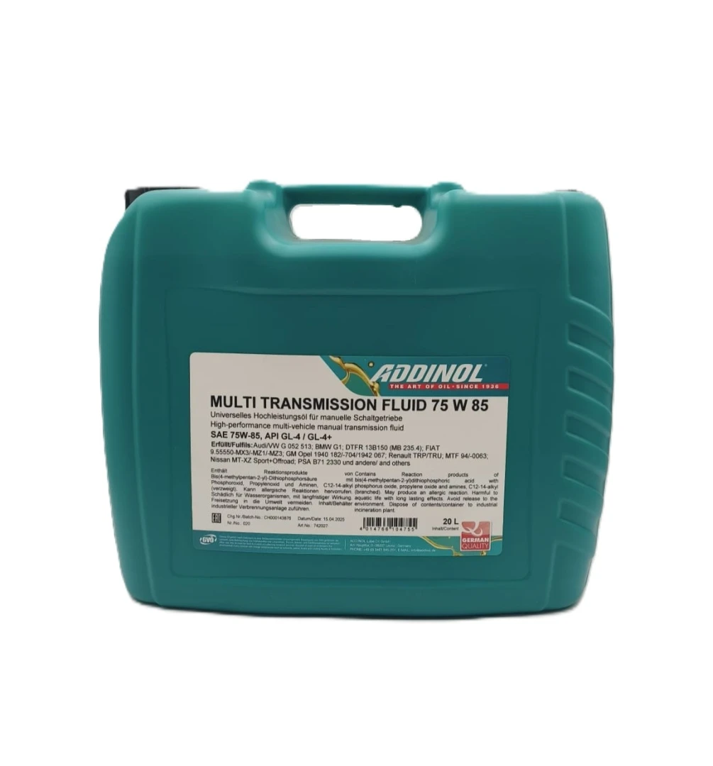 ADDINOL MULTI TRANSMISSION FLUID 75W-85 - 20l