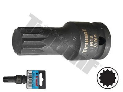 Nadstavec XZN M18 v 1/2" hlavici, dĺžka 60 mm, nevŕtaný