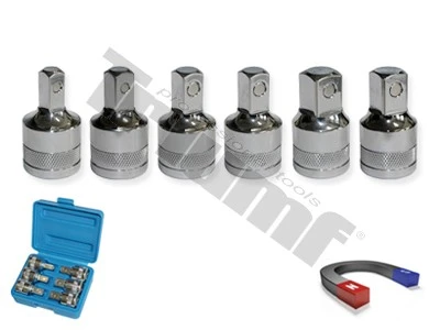 Sada nadstavcov s magnetom 1/2" vstup, na olejové výpuste, 6 - dielna