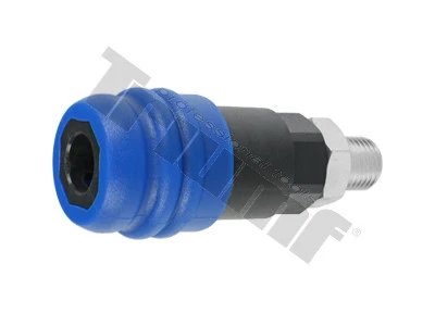 Pneumatická rýchlospojka, 1/4" vonkajší závit, 2-stupňový zaisťovací systém, prevádzkový tlak 10bar