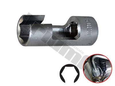 Hlavica 3/8" prerezaná 6-hranná 3/8" - 10 mm