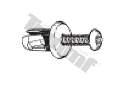 Klipsa so závrtnou skrutkou 8,0 x 19,0 mm