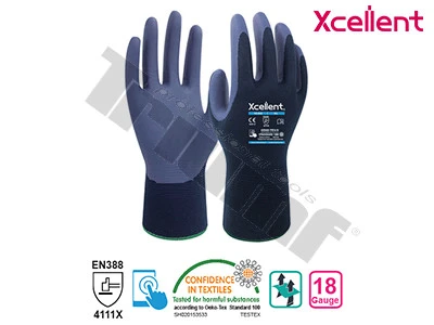 Rukavica pracovná xcellent, 18-002, ovládanie dotyk obrazovky 11 / XXL