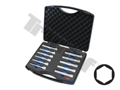 Sada extra predĺžených hlavíc SW 1/2" vstup, 11-dielna