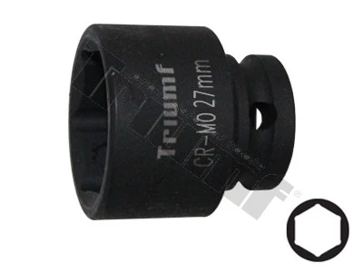Hlavica kovaná 6 - hranná 1/2" vstup, krátka 27 mm