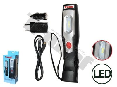 LED pracovná lampa, výkyvná