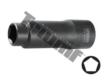Hlavica na brzdy, 1/2 ", 5hran, dĺžka 70mm, 14mm, skrutky zadného brzd. strmeňa Opel Astra G, Zafira 1/2"