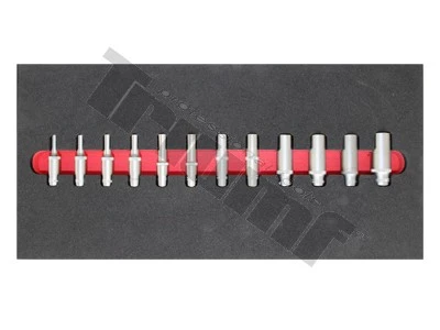 Modul 1/4" predĺžených hlavíc, 6hranný vstup, 12dielny