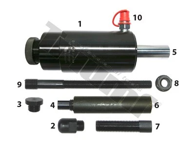 Hydraulický valec 22 t úderový, výsuv 70 mm, s príslušenstvom