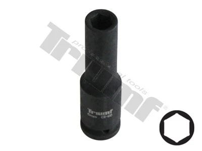 Hlavica kovaná 6 - hranná 1/4" 7 mm