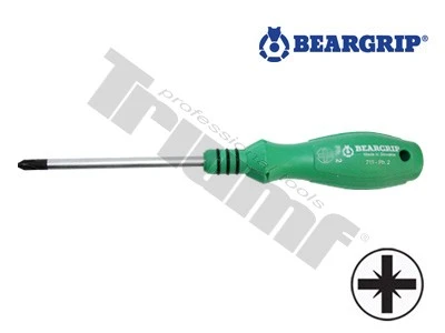 Skrutkovač krížový PD, zelená rukoväť PD1 x 100 mm