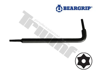 Kľúč Torx "L",  vŕtaný, krátky TX6