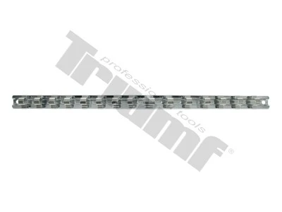 Koľajnica pre 3/8" hlavice 15 klipov