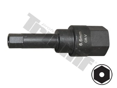 Inbusový kľúč 10mm s vŕtaním Ø6,65mm