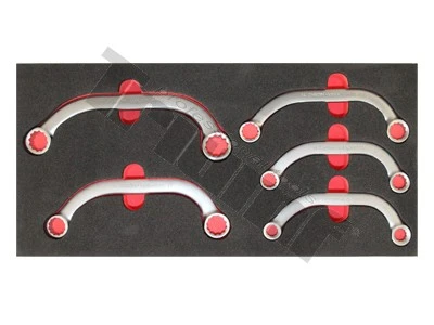 Modul "banánových" kľúčov 10x11 až 18x19 mm, 5 dielny