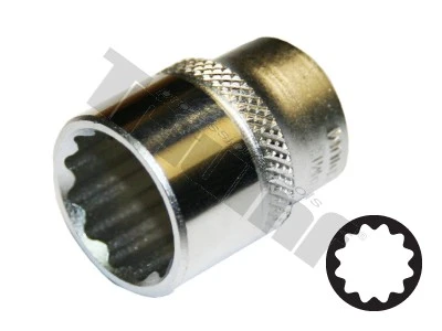 Hlavica 12 - hranná, 1/2" vstup, palcový  11/16"